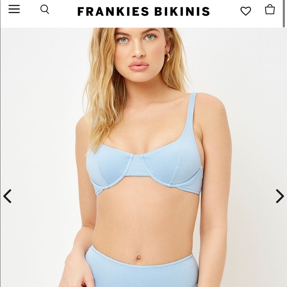 New Underwire Lurex Frankie’s bikinis swim top